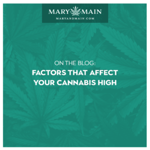 factors that affect your cannabis high