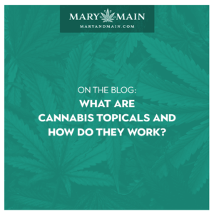 What Are Cannabis Topicals and How Do They Work?